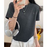 ダークグレー | ハートポイントロゴTシャツ | aimoha