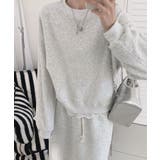 レースデザインセットアップ スウェット＋ロングスカート | aimoha  | 詳細画像16 