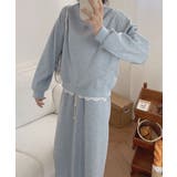 レースデザインセットアップ スウェット＋ロングスカート | aimoha  | 詳細画像18 