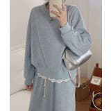 レースデザインセットアップ スウェット＋ロングスカート | aimoha  | 詳細画像19 