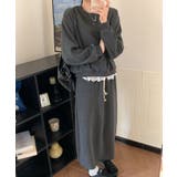 レースデザインセットアップ スウェット＋ロングスカート | aimoha  | 詳細画像29 