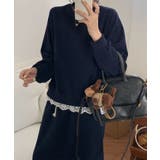 レースデザインセットアップ スウェット＋ロングスカート | aimoha  | 詳細画像4 