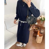 レースデザインセットアップ スウェット＋ロングスカート | aimoha  | 詳細画像5 