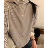 チェックデザインボタンフーディ | aimoha  | 詳細画像11 