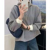 チェックデザインボタンフーディ | aimoha  | 詳細画像15 