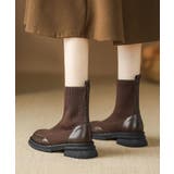 ブラウン | 【shoes365】リブニットブーツ【AW】 | aimoha