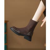 【shoes365】リブニットブーツ【AW】 | aimoha | 詳細画像5