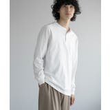 ホワイト | ◯aimoha men CLASSIC HENLEY LONG SLEEVE | aimoha men
