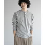 グレー | ◯aimoha men CLASSIC HENLEY LONG SLEEVE | aimoha men
