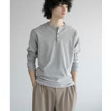 ◯aimoha men CLASSIC HENLEY LONG SLEEVE | aimoha men | 詳細画像2