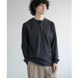ネイビー | ◯aimoha men CLASSIC HENLEY LONG SLEEVE | aimoha men