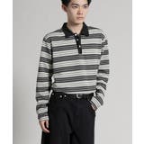 ブラック | Retro Stripe Long | aimoha men