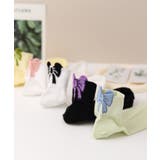 【mosox】リボンデザインソックス5足セット | aimoha | 詳細画像1