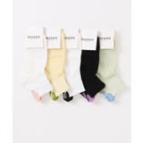 【mosox】リボンデザインソックス5足セット | aimoha | 詳細画像2