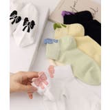【mosox】リボンデザインソックス5足セット | aimoha | 詳細画像27