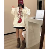 オフホワイト | ヴィンテージ風スウェット【AW】 | aimoha 