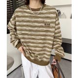 オーバーシルエット マルチボーダー プルオーバー | aimoha | 詳細画像8