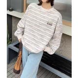 オーバーシルエット マルチボーダー プルオーバー | aimoha | 詳細画像5