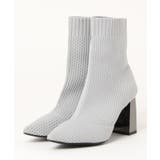 【Jasmine】メッシュ風ショートソックスブーツ Jasmine Grandi… | aimoha  | 詳細画像7 