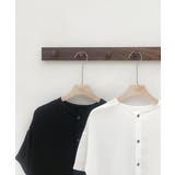 2wayカジュアルTシャツ Tシャツ レディース | aimoha  | 詳細画像15 