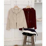 フード付きジップアップパーカー | aimoha  | 詳細画像2 