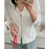 フード付きジップアップパーカー | aimoha  | 詳細画像5 