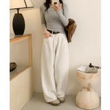 Vネックリブニット | aimoha  | 詳細画像19 