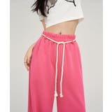 スウェットワイドパンツ ロング丈 春夏秋冬 | aimoha  | 詳細画像7 