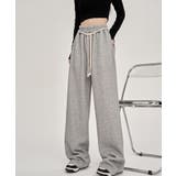 スウェットワイドパンツ ロング丈 春夏秋冬 | aimoha  | 詳細画像10 