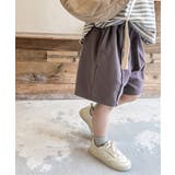 韓国子供服 センタープレス英字プリントハーフパンツ 韓国ファッション | aimoha kids | 詳細画像9