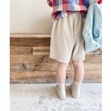 韓国子供服 センタープレス英字プリントハーフパンツ 韓国ファッション | aimoha kids | 詳細画像3