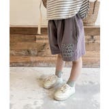 韓国子供服 センタープレス英字プリントハーフパンツ 韓国ファッション | aimoha kids | 詳細画像7