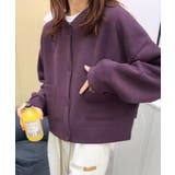 シンプルデザインノーカラージャケット | aimoha | 詳細画像13