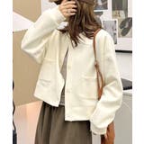 シンプルデザインノーカラージャケット | aimoha | 詳細画像17