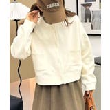 シンプルデザインノーカラージャケット | aimoha | 詳細画像18