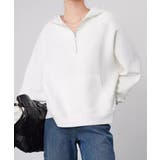 ハーフジップフーディ ハーフジップ | aimoha  | 詳細画像12 