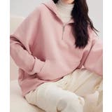 ハーフジップフーディ ハーフジップ | aimoha  | 詳細画像21 