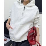 ハーフジップフーディ ハーフジップ | aimoha  | 詳細画像3 