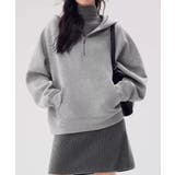 ハーフジップフーディ ハーフジップ | aimoha  | 詳細画像6 