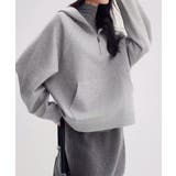 ハーフジップフーディ ハーフジップ | aimoha  | 詳細画像7 