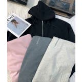 オーバーサイズハーフジップフーディ パーカー | aimoha  | 詳細画像5 