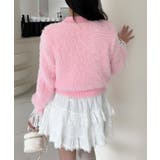 もこもこリボンボタンカーディガン Jasmine Grandiflorum【AW… | aimoha  | 詳細画像17 