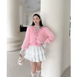 もこもこリボンボタンカーディガン Jasmine Grandiflorum【AW… | aimoha  | 詳細画像18 