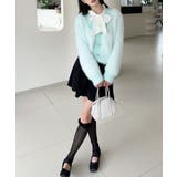 もこもこリボンボタンカーディガン Jasmine Grandiflorum【AW… | aimoha  | 詳細画像23 