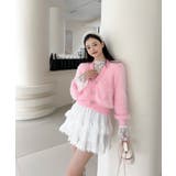 もこもこリボンボタンカーディガン Jasmine Grandiflorum【AW… | aimoha  | 詳細画像19 