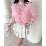 もこもこリボンボタンカーディガン Jasmine Grandiflorum【AW… | aimoha  | 詳細画像20 