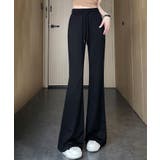 ブラック | 【Aimoha】ハイウエストスウェットパンツ | aimoha 