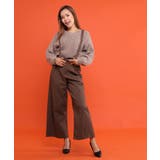 BROWN | サロペット パンツ レディース | aimoha 