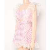 Jasmine Grandiflorumフリルギンガムチェックスイムウェア 水着 | aimoha  | 詳細画像12 