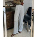 グレー | 【DECADE CLASSIC】ミックス素材ワイドパンツ | DECADECLASSIC